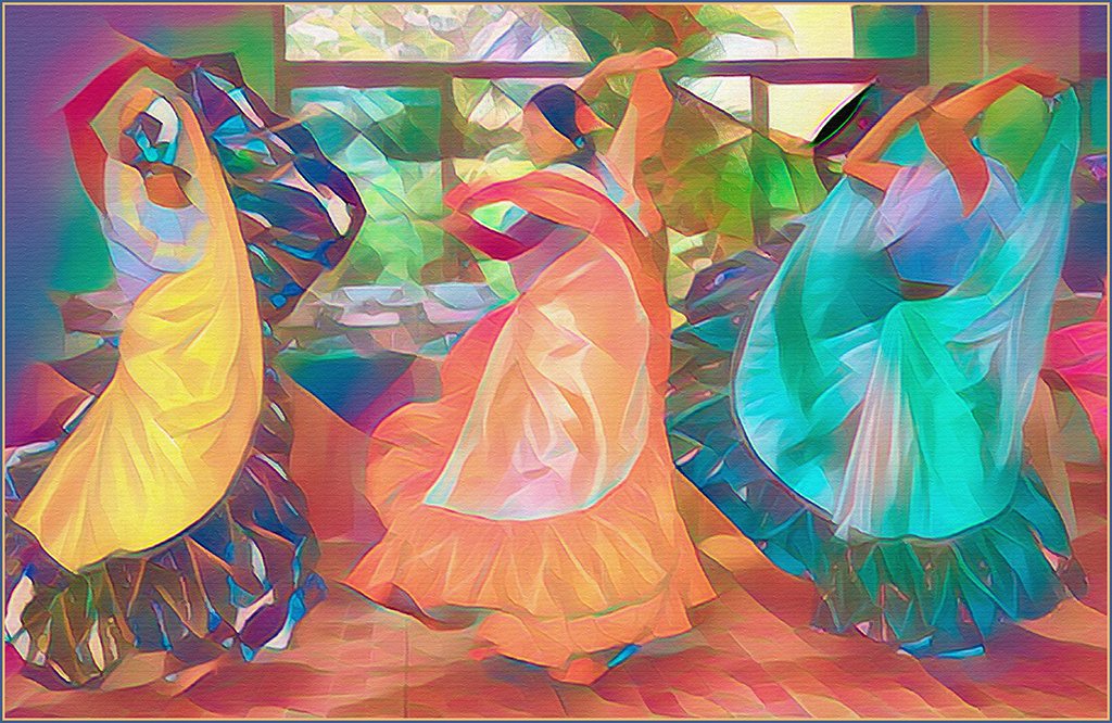 Costa Rica Dancers by Marilyn Ross (Group 23)